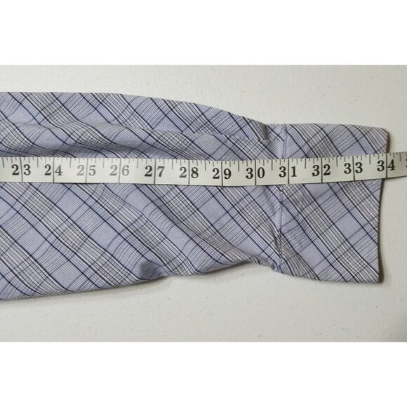 Southbridge New York London Long Sleeve Blue Striped Button Up Shirt Men's XL - Picture 8 of 13